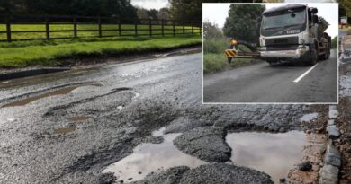 UK pothole peril: Calls for funding boost to fix £16bn pothole backlog in autumn Budget