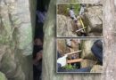 Woman left in hilarious predicament after getting stuck UPSIDE DOWN while trying to retrieve phone from crevasse