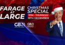 Farage at Large: Christmas Special – How to join the live audience