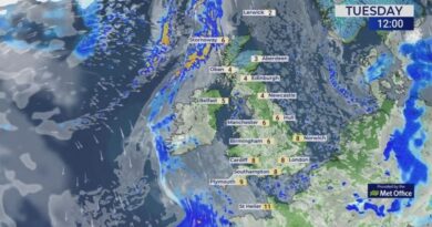 UK weather: Britain braces for sleet, snow and ‘ANOTHER named storm’ as bookies slash odds on a White Christmas