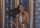 Demi Moore, 62, leaves Golden Globes viewers ‘in tears’ as she delivers ‘vulnerable’ speech after historic win