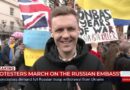 WATCH as ‘hundreds if not thousands’ of protesters descend on Russian embassy