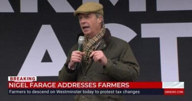 WATCH: Nigel Farage blasts ‘monstrous’ inheritance tax raid on farmers at London protest