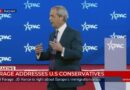 Prince Harry booed at CPAC as Nigel Farage launches blistering attack during speech: ‘You keep him!’