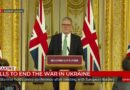 WATCH IN FULL – Keir Starmer addresses reporters after London summit with world leaders