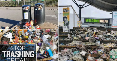 Motorway service stations overflowing with ‘shocking’ amounts of litter becoming ‘countrywide issue’