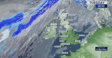 UK weather: Temperatures plummet to -6C as Britons warned 60mph winds will sweep in ‘freezing fog patches’