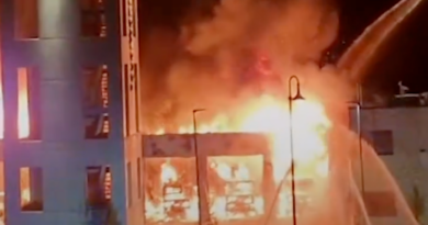 ‘State of the art’ multi-million pound fire station burns to the ground – because no fire alarms were installed