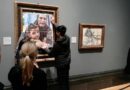 Palestine protesters paste image from Gaza over famous Picasso painting – before lobbing red paint under the artwork