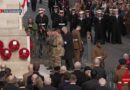 WATCH: Bev Turner ‘moved’ as she watches wreaths being laid at The Cenotaph to mark Armistice Day