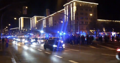 ‘Vehicle crashes into crowd and runs over visitors’ at German Christmas market as emergency services rush to scene