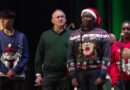 Sir Ed Davey performs his bid for Christmas number one with Young Carers’ Choir