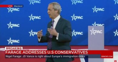 Prince Harry booed at CPAC as Nigel Farage launches blistering attack during speech: ‘You keep him!’