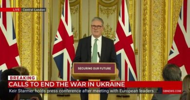 WATCH IN FULL – Keir Starmer addresses reporters after London summit with world leaders