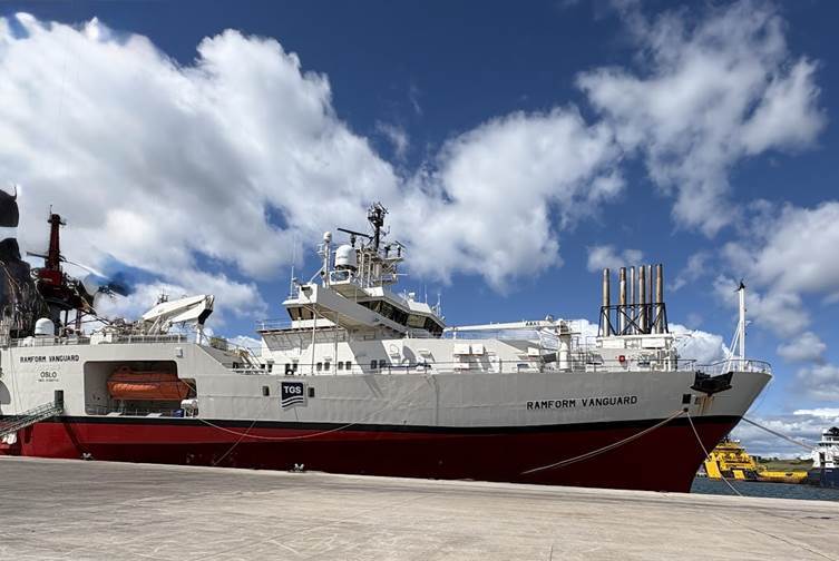 TGS performing geophysical survey for floating wind farm planned to power oil & gas platforms TGS performing geophysical survey for floating wind farm planned to power oil & gas platforms