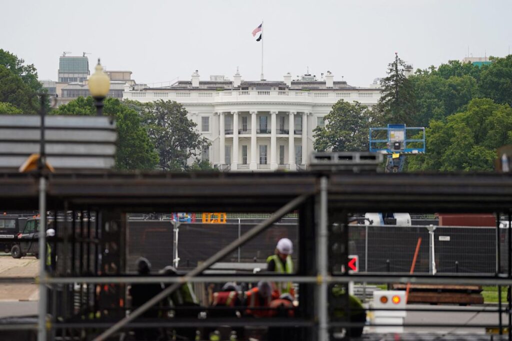 Stage is set and tanks are arriving to celebrate Army’s 250th anniversary on Trump’s birthday