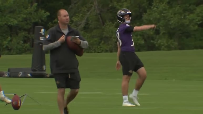 New Ravens K Tyler Loop Already Filling Justin Tucker’s Shoes At OTAs New Ravens K Tyler Loop Already Filling Justin Tucker’s Shoes At OTAs
