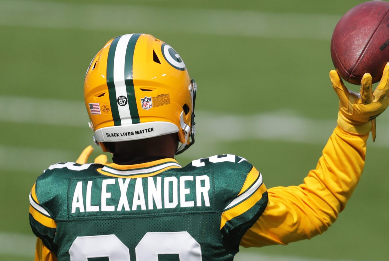 Jaire Alexander Steam Hits Vikings