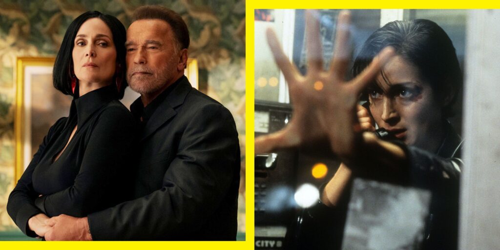 Carrie Anne-Moss Goes Toe-to-Toe With Arnold Schwarzenegger as Greta Nelso in FUBAR Season 2