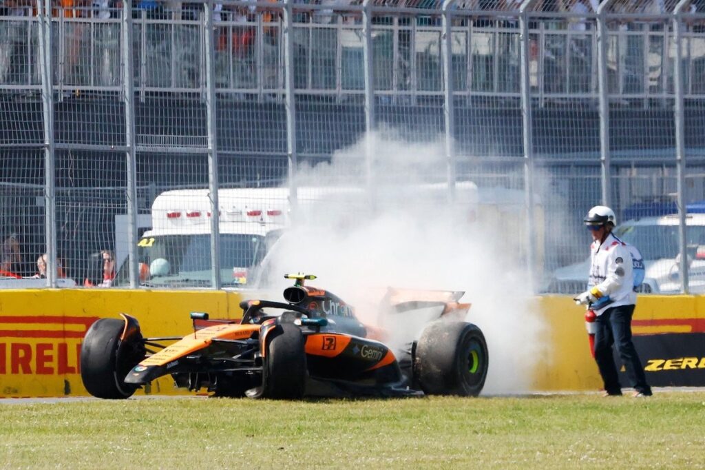 Lando Norris accepts blame for crash with Oscar Piastri in F1 Canadian GP