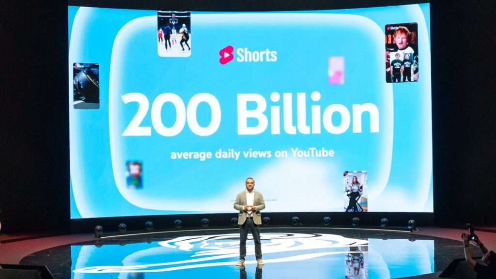 YouTube Shorts Now Averages 200 Billion Daily Views