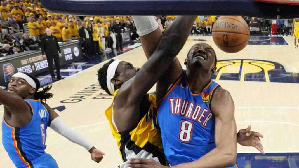 Pacers’ Pascal Siakam posterized fellow sidekick during Game 6 Pacers’ Pascal Siakam posterized fellow sidekick during Game 6