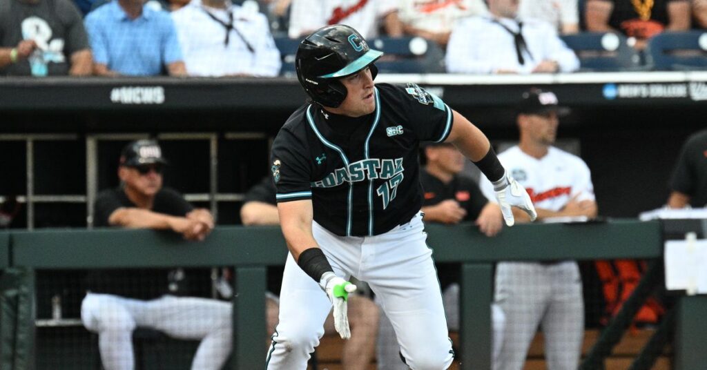 How Coastal Carolina catcher Caden Bodine stands out behind the plate
