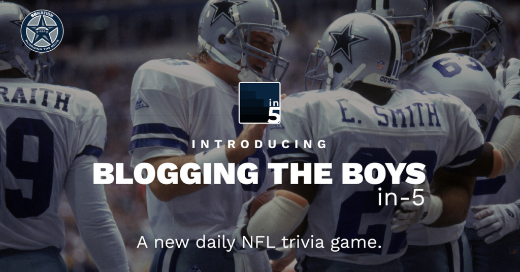 Can you guess this Cowboys running back in today’s in-5 trivia game?