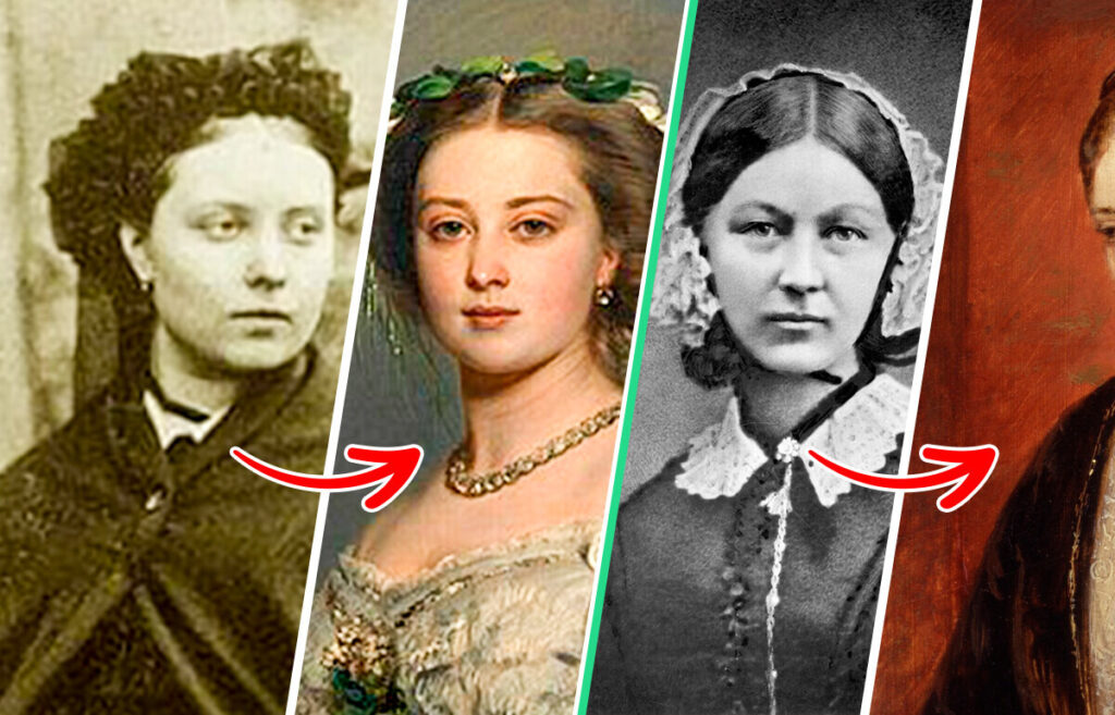 We Compared Paintings and Photos of 19th-Century Icons, Proving Photoshop Isn’t a Modern Concept