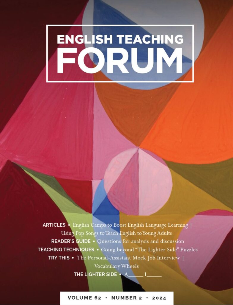 English Teaching Forum 2024, Volume 62, Number 2