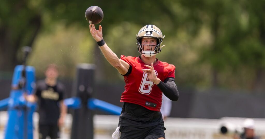 Saints QB Tyler Shough makes history before rookie campaign begins