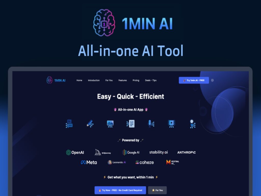 Automate emails, reports, and more with 1min.AI’s collection of AI tools, now over 80% off