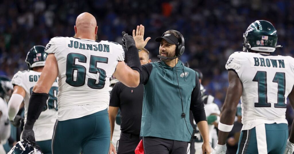 Lane Johnson on Nick Sirianni: “I think he’s evolved” Lane Johnson on Nick Sirianni: “I think he’s evolved”