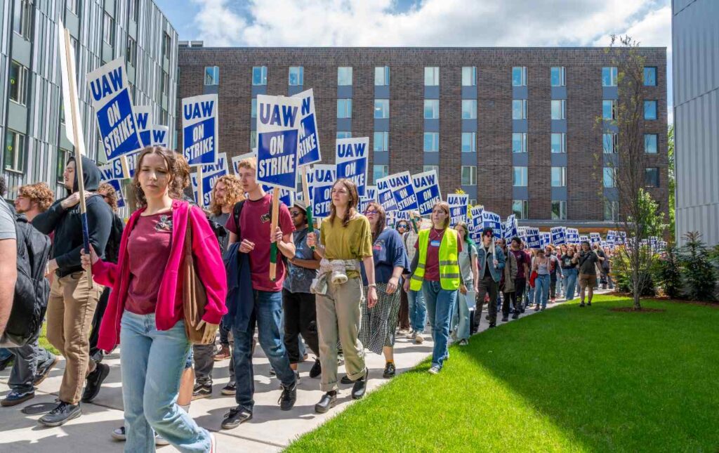 Inside One of the Largest Student Worker Strikes Ever