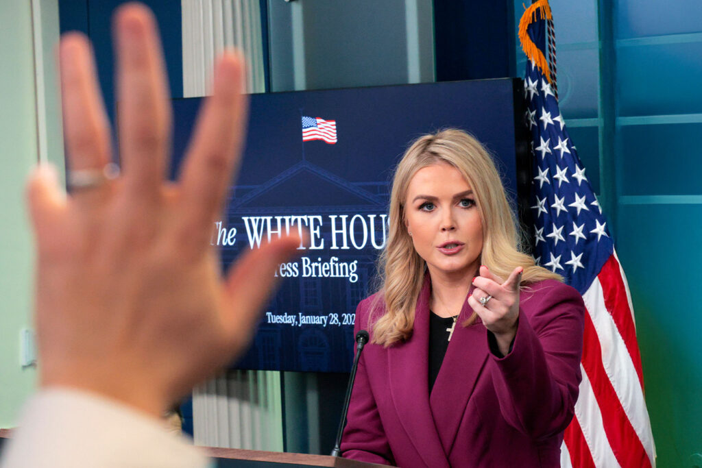 Leavitt defends Bondi’s Epstein bluff to Fox News