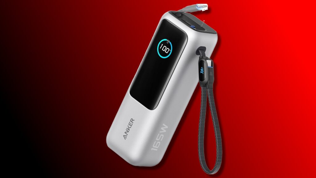 Anker’s 25,000mAh power bank with built-in cables is now under $100