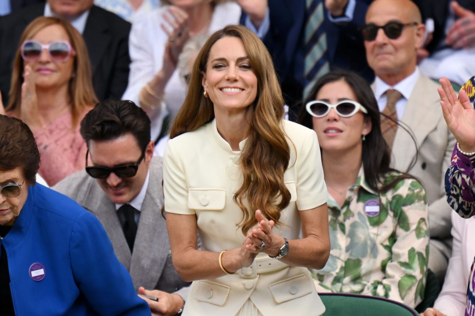 Kate Middleton Braves Summer Heat To Attend Wimbledon