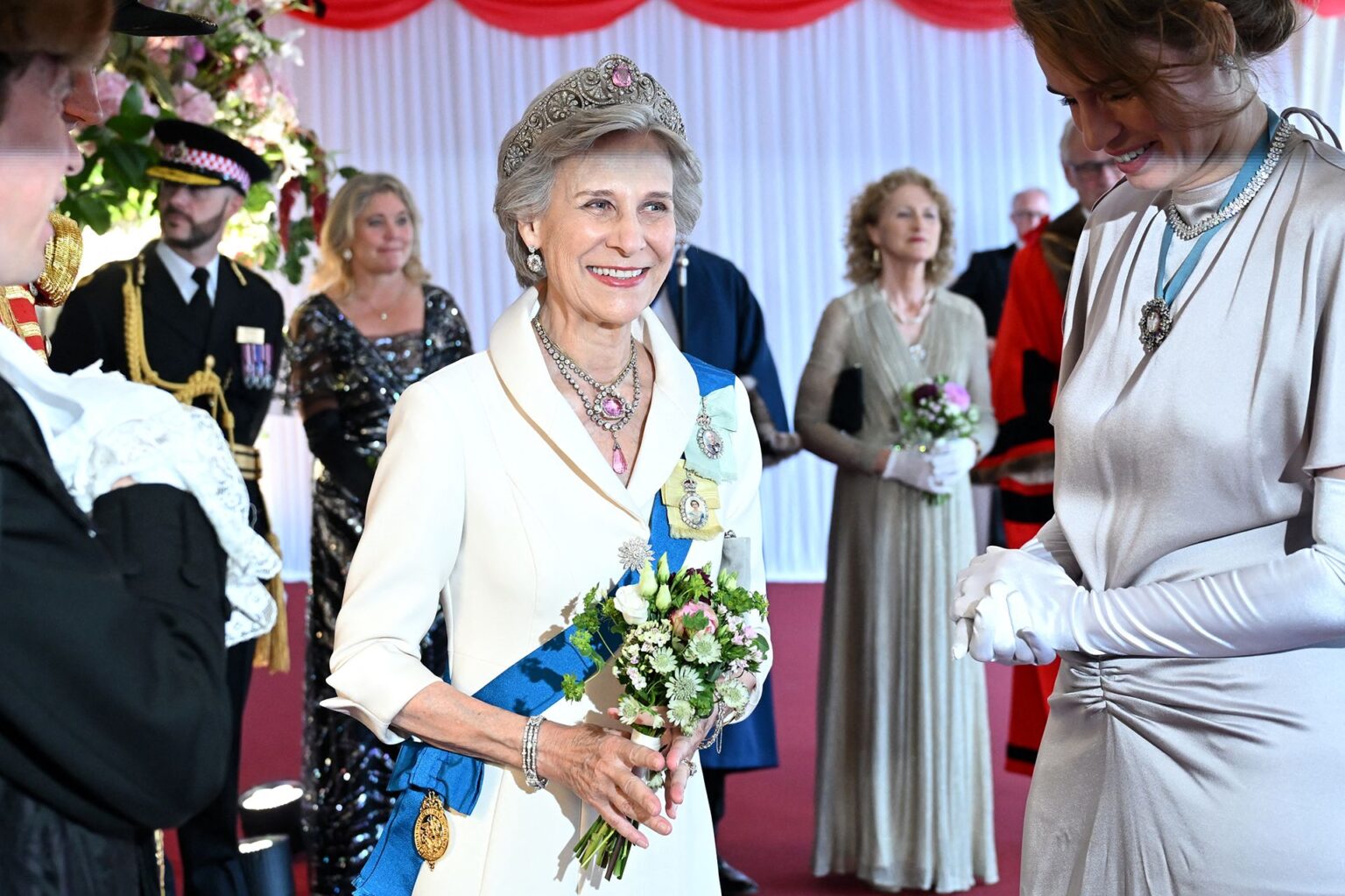 Birgitte, Duchess of Gloucester, Glitters in Queen Mary’s Honeysuckle Tiara