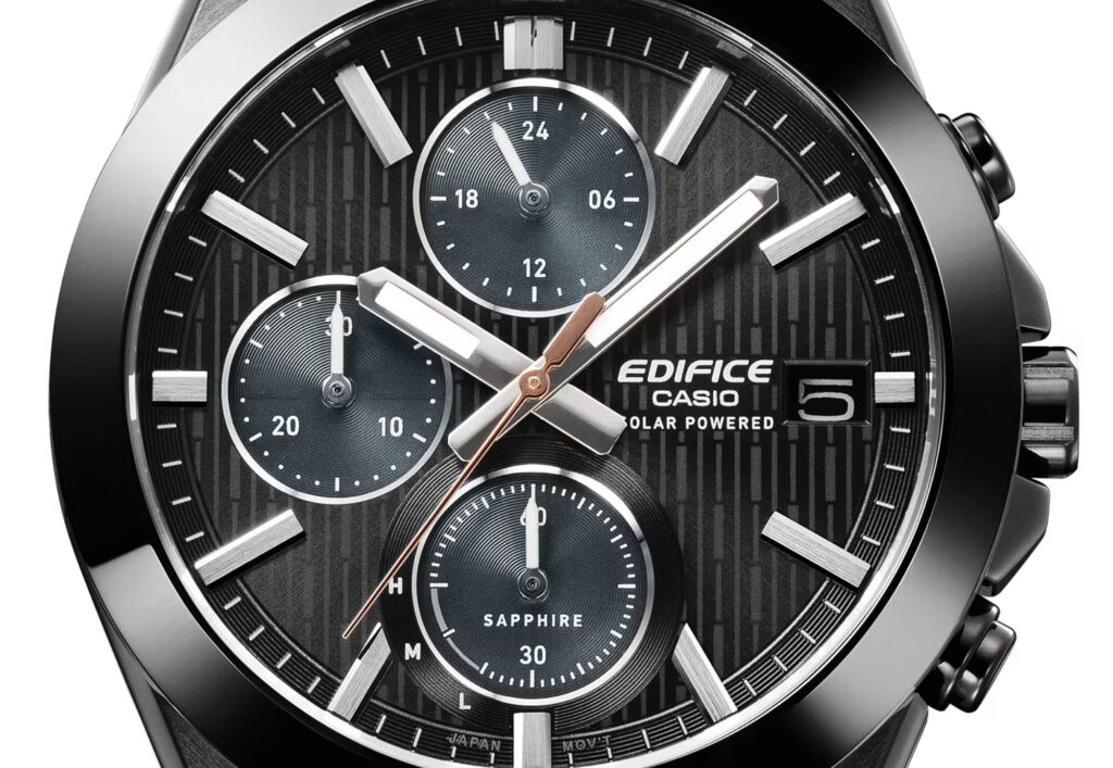 New Casio Edifice EFS-S650DC-1A watch secures official listing with a sleek, all-black design and ceramic bezel