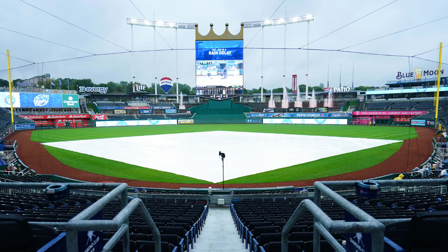 Royals vs Mets start time: Rain delay updates and forecast from Kauffman Stadium