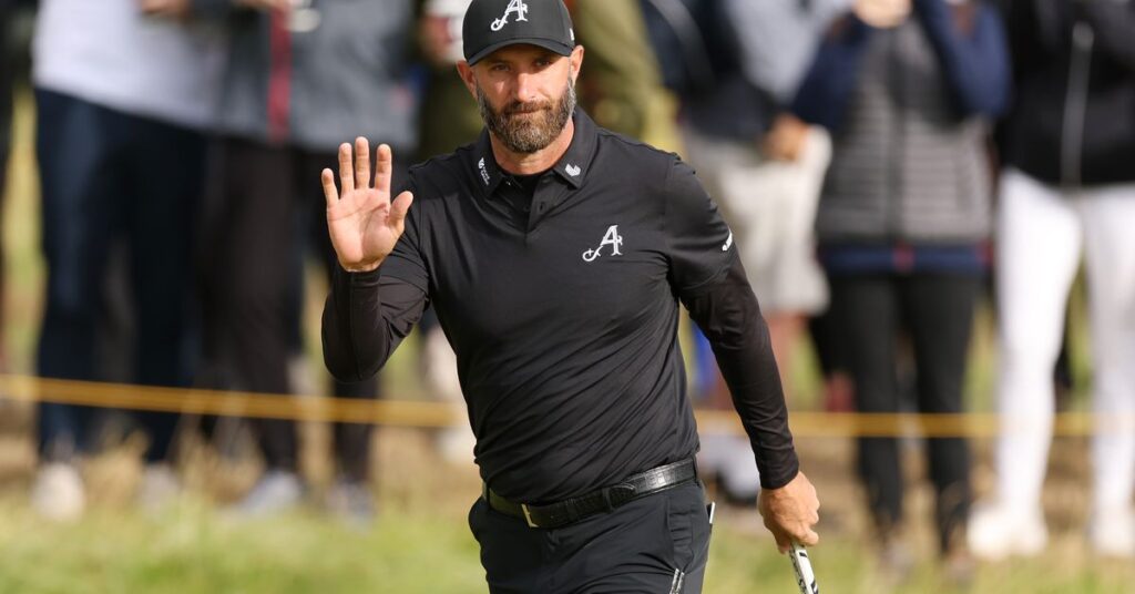 2025 Open Championship: Dustin Johnson had all time approach to set up birdie on 18 in second round