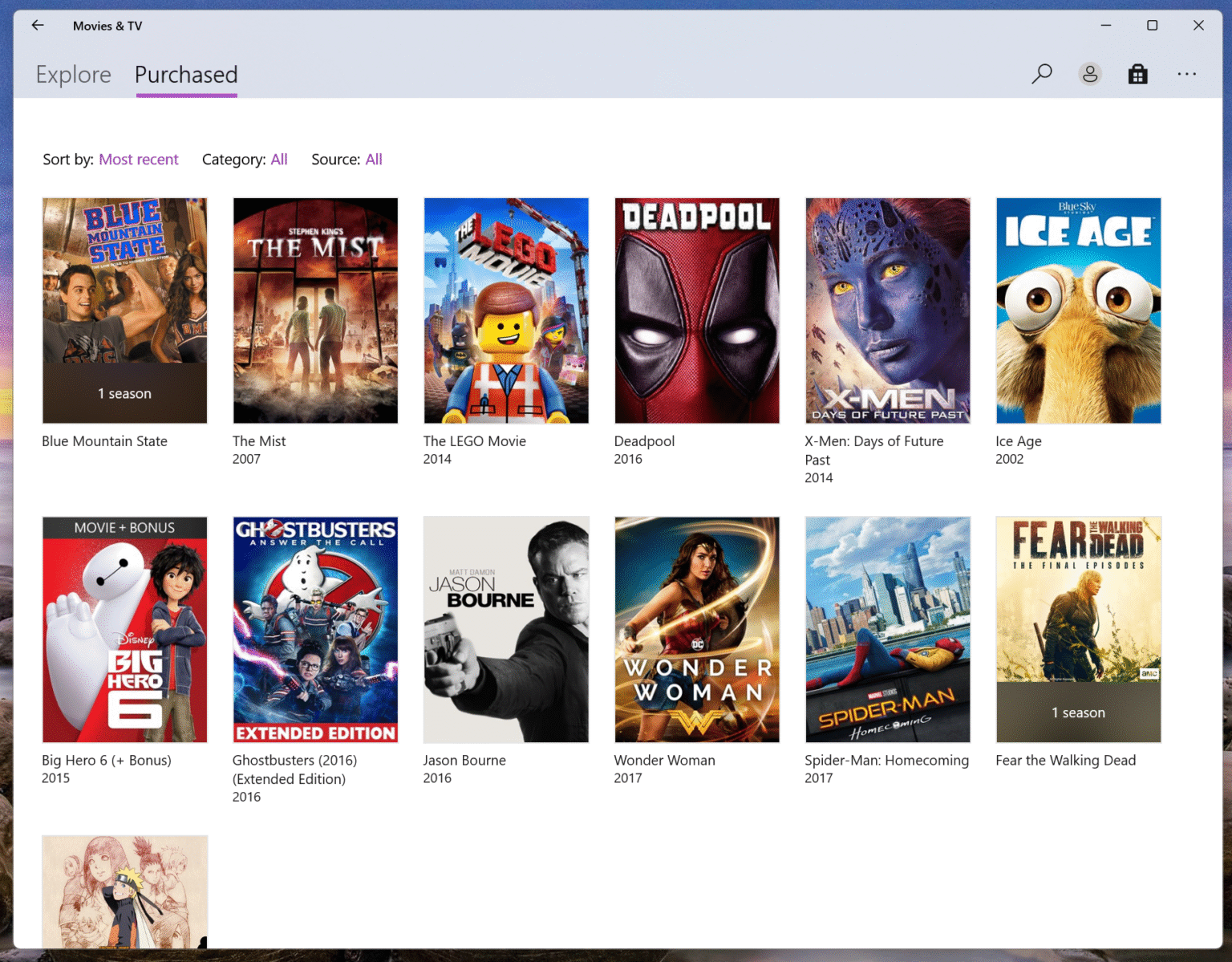 Microsoft stops selling movies and TV shows, but prior purchases remain