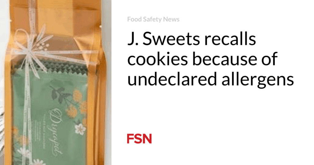 J. Sweets recalls cookies because of undeclared allergens 