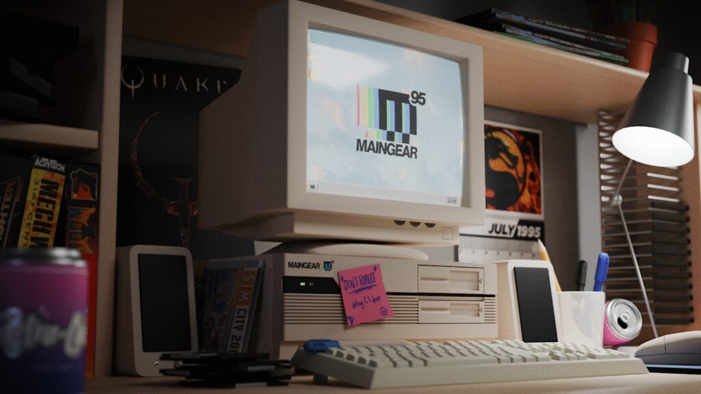 Maingear’s Retro95 PC blends ’90s workstation nostalgia with modern horsepower