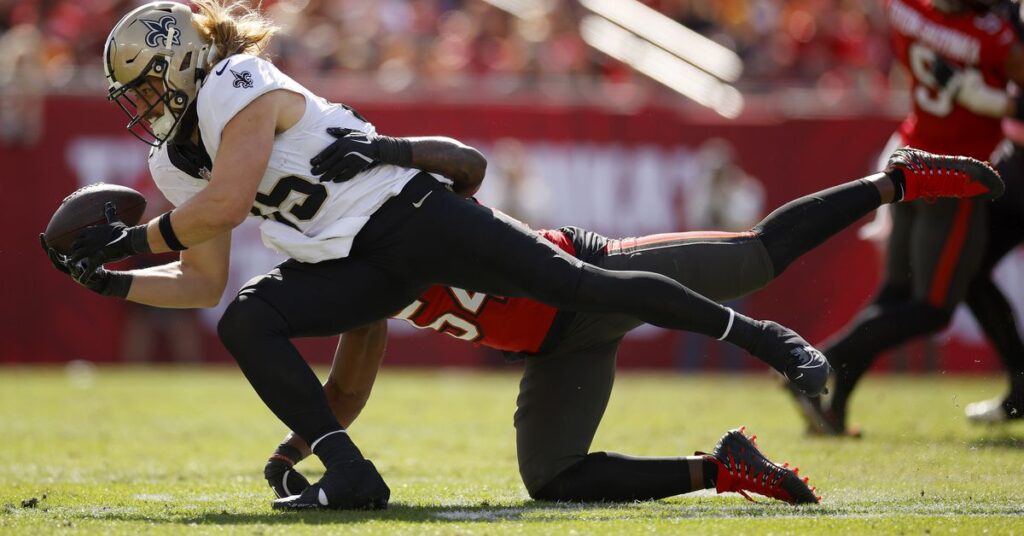 Saints TE Dallin Holker has announced his retirement