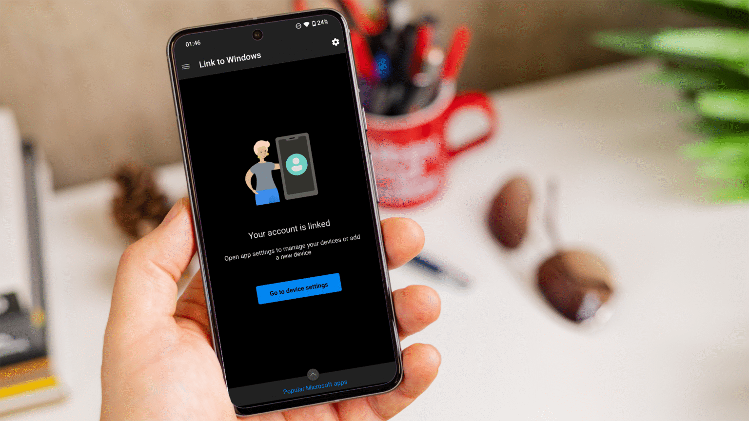 Microsoft’s phone app can now remotely lock your Windows PC