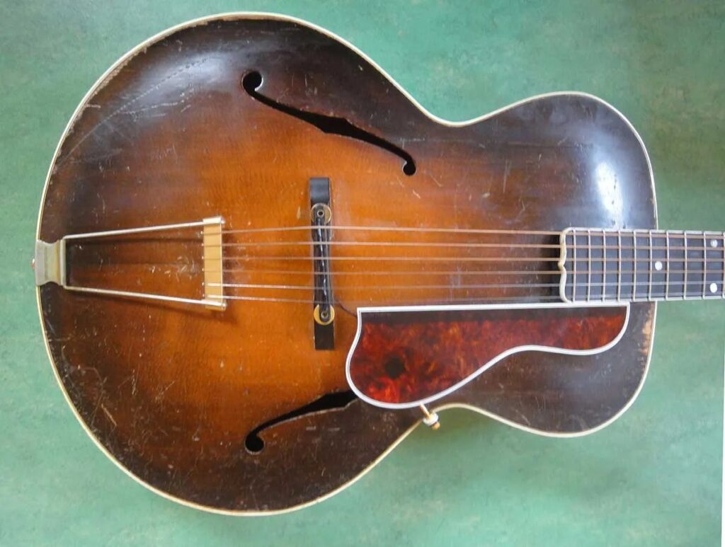 Great Acoustics: Barney Kessel’s Well-Worn 1931 Gibson L-5 Helped Score Hits by Ella Fitzgerald, Elvis, and Others 