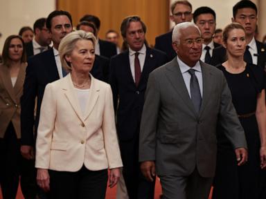 European leaders press demands on trade at scaled-back summit in Beijing European leaders press demands on trade at scaled-back summit in Beijing