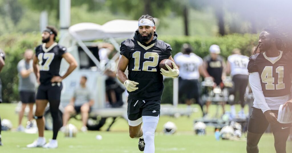 Saints WR Chris Olave looking to prove himself ahead of a contract extension