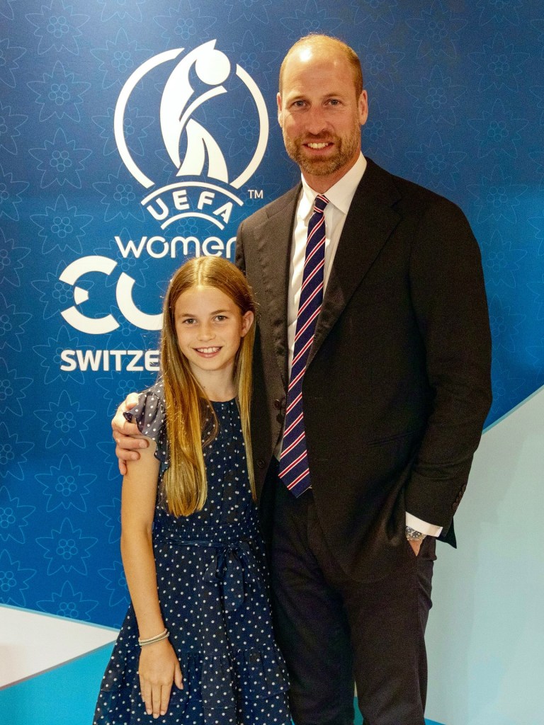 Princess Charlotte, 10, makes surprise appearance with dad Prince William at Euro 2025 Princess Charlotte, 10, makes surprise appearance with dad Prince William at Euro 2025